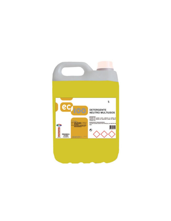 DETERGENTE NEUTRO EC-100 MULTIUSOS 5L 4UD