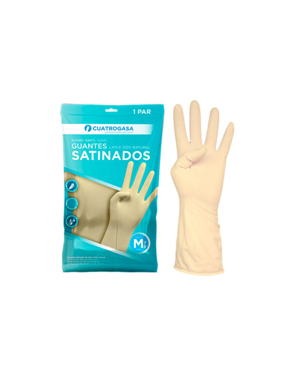 Guantes Látex Satinados Grande 180x2ud