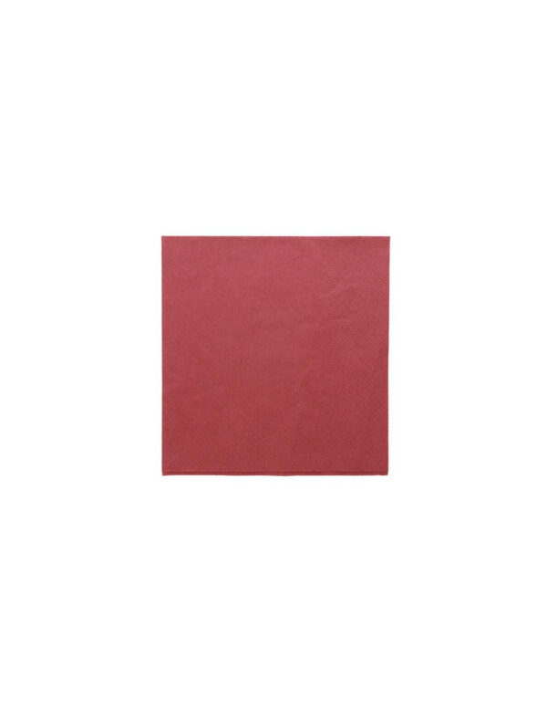 Servilletas 39x39 Tissue Burdeos 1600ud 103.71