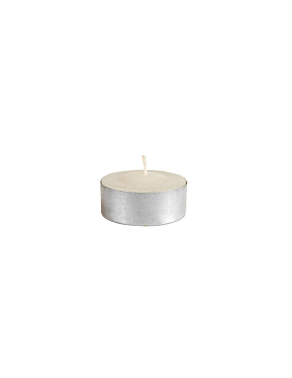 Velas Calientaplatos Ø3,5X1,5Cm Blanco 288Ud